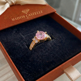 Bague Célia Rosette | Or blanc