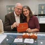 Boucles d'oreilles en forme de goutte de rosée au clair de lune | Or rose