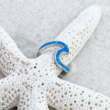 Bague mer en opale