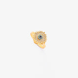 Bague tourbillon éclat de saphir | Or