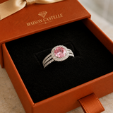 Bague avec couronne et or blanc | Or blanc