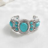 Bracelet manchette céleste Valcourt | Or blanc