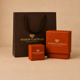 Boucles d'oreilles goutte de minuit royale | Or