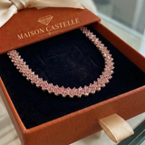 Collier rose Braise | Or