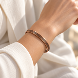 Bracelet en cuivre Méandre