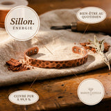 Bracelet en cuivre Sillon