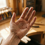 Spirale de main en cuivre Rivière