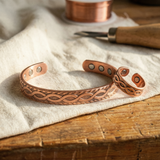 Ensemble de bracelets en cuivre Nœud